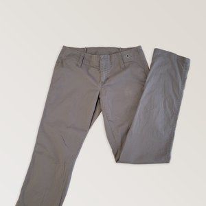 DIESEL Y2K Vintage Cotton Pants, Gray Classic Straight Leg Pants, Size 28